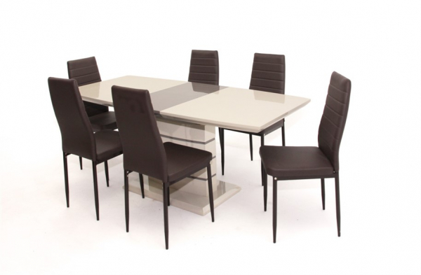 Aurél asztal Geri székkel - 6 személyes (AG)